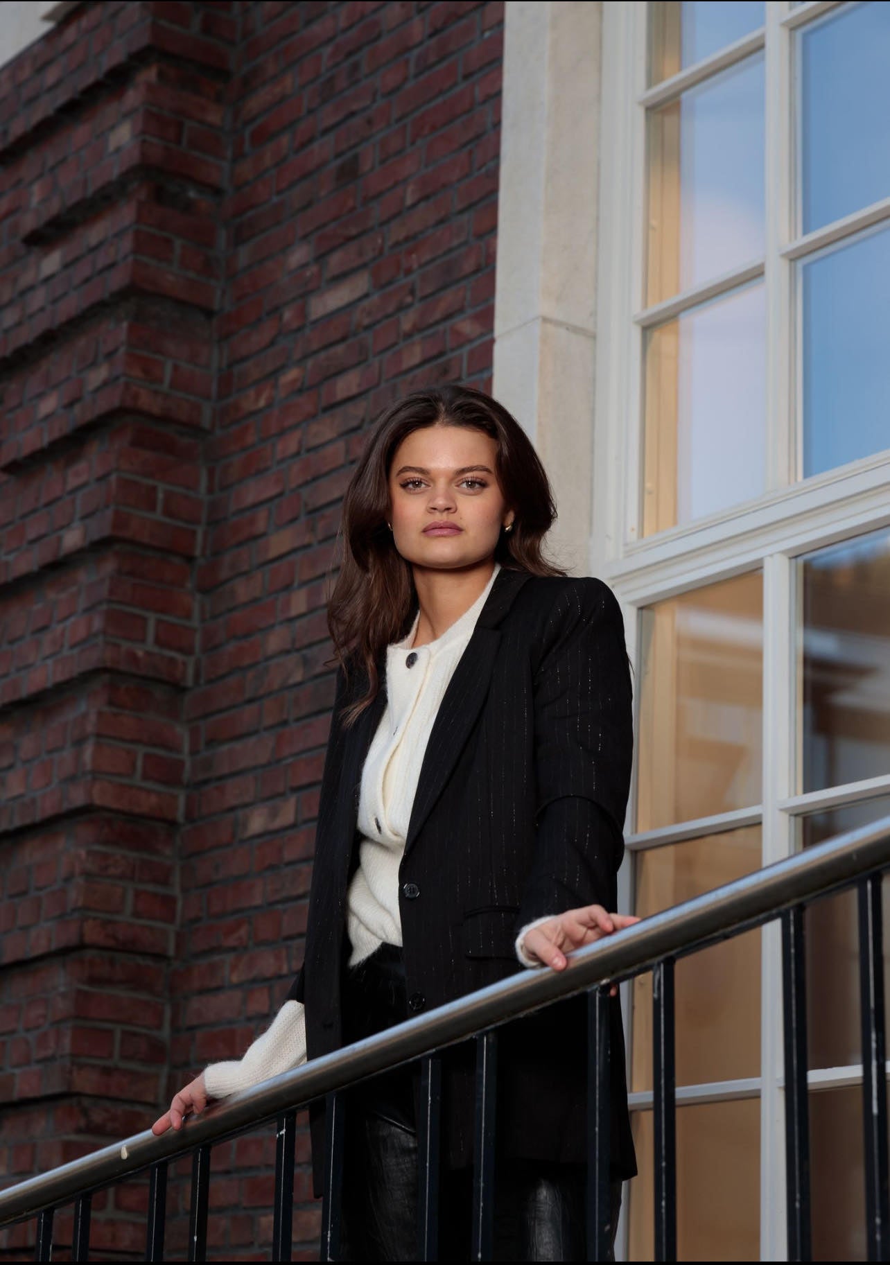 Lulu Strikket Cardigan - Hvit/ Snow White